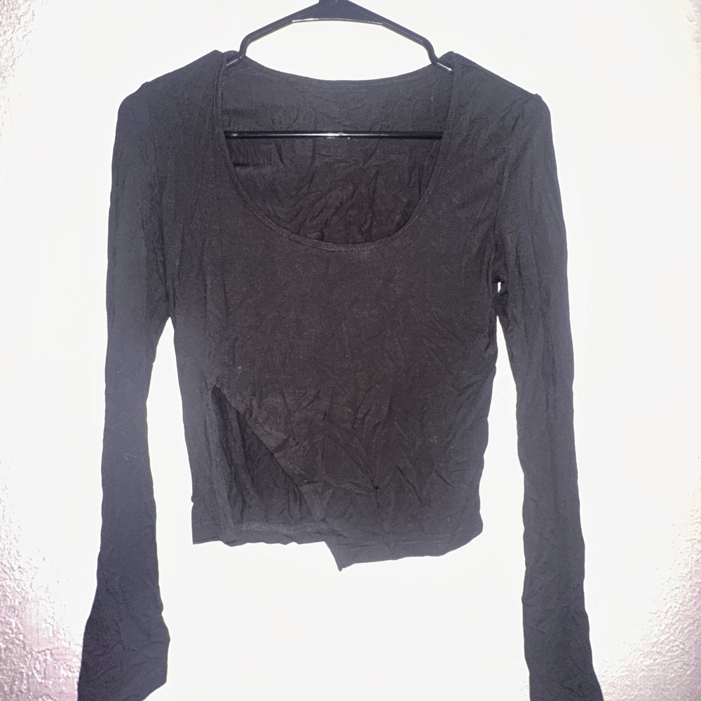 Classic Black Long Sleeve Top